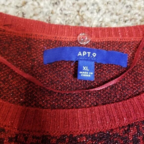 Apt. 9 Speckled Long Tunic Pullover Sweater - Picture 3 of 6